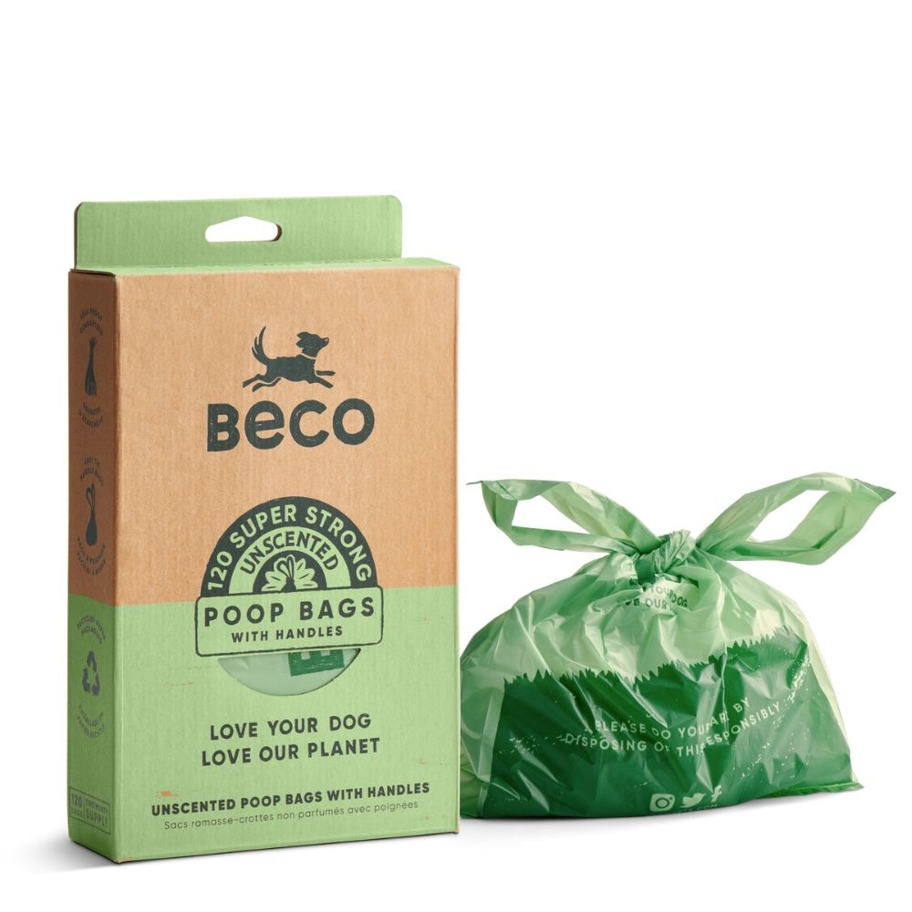Beco Poepzakjes Afbreekbaar 33×18 cm – Geurloos met Handvatten