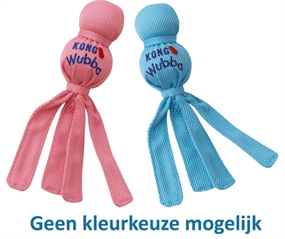 KONG Wubba Puppy Assorti 22×5×5,5 cm – Blauw/Roze
