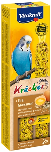 VITAKRAFT Parkiet Kracker Ei 2 in 1 – Voeg vitamines toe aan je parkiet!