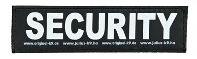 JULIUS K9 LABELS VOOR POWER-HARNAS / TUIG SECURITY