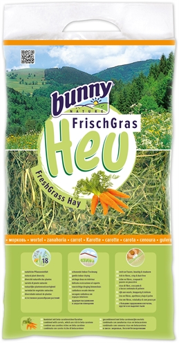 BUNNY NATURE Hooi met Wortel 500 gr – Vers Gras voor Knaagdieren