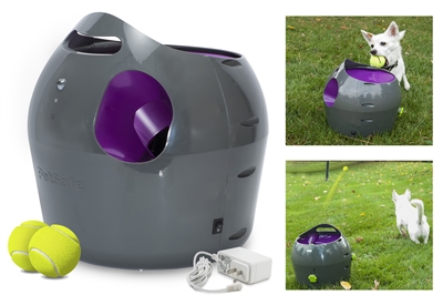 PETSAFE Automatic Ball Launcher 35×35,5 cm – Grijs/Paarse