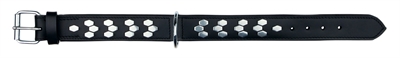 TRIXIE Hondenhalsband Active Leer Zwart 38-45×4 cm – Maat M