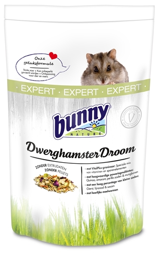 BUNNY NATURE Dwerghamsterdroom Expert 500 gr – Natuurlijk Voer