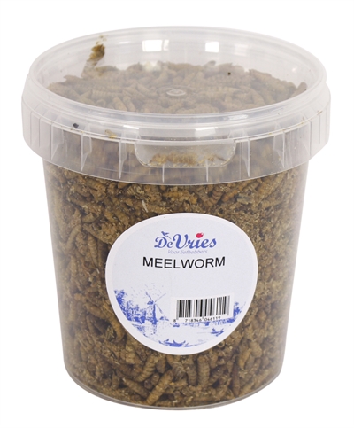 DE VRIES Meelworm Black Soldier Fly 120 gr – Gedroogde Snack voor Vogels
