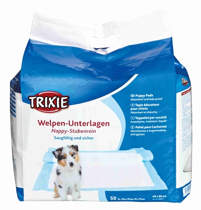 TRIXIE Welpenpads Windel 60×40 cm - 50 Stück Haushaltsmatten