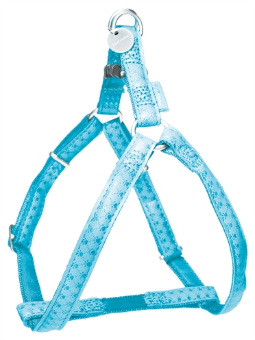 MACLEATHER Hondentuig Blauw 35-60 cm – Kunstleer met Motief