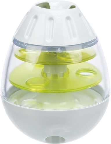 TRIXIE Snack Tuimel Ei Roly Poly 13 cm – Grijs/Lime Groen