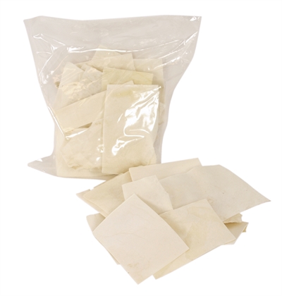 PETSNACK Hondensnack Chips Wit 500 gr – Gedroogde Buffelhuid