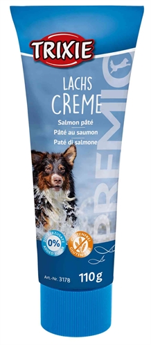 TRIXIE Hondenbeloningspasta Zalmpasta 110 GR – Glutenvrij