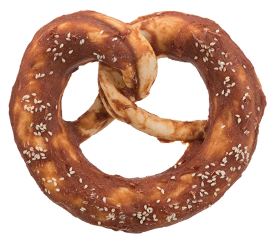 TRIXIE Kauwsnack Denta Fun Pretzels Eend 15 cm – 25 Stuks