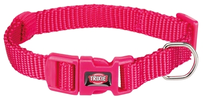TRIXIE Hondenhalsband Fuchsia 22-35×1 cm – Premium Nylon