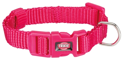 TRIXIE Hondenhalsband Premium Fuchsia 15-25×1 cm – Diervriendelijk