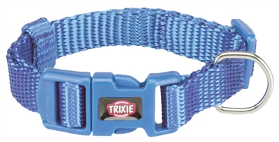 Trixie hondenhalsband Premium Royal Blauw 15×1 cm – verstelbaar