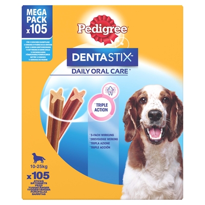 PEDIGREE Kauwsnacks Dentastix Medium 105 st – Actiepack 2700 gr