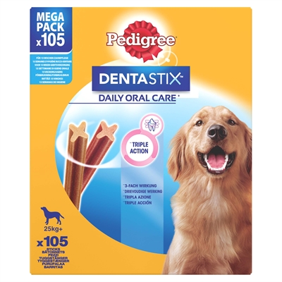 PEDIGREE Kauwsnacks Dentastix Maxi Actiepack 105 st – 4050 gr