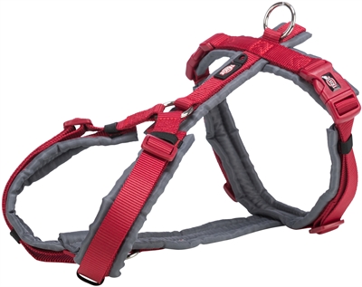 TRIXIE Hondentuig Premium Trekking Rood 36-44×1,5 cm – Maat S