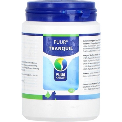 PUUR NATUUR Tranquil Hond & Kat 75gr – Rustgevend Poeder