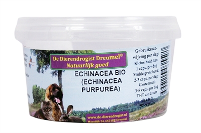 Dierendrogist Echinacea Bio Capsules 50 st – Ontstekingsremmer voor Huisdieren