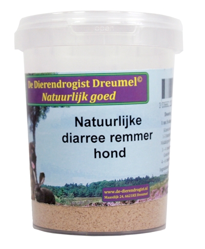 Dierendrogist Diarreeremmer Hond 200 gr – Natuurlijke Voedingssupplement