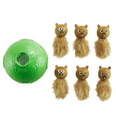 OUTWARD HOUND Puzzelbal Nina Ottosson Snuffle N' Treat Groen 16×16 cm – 16 cm