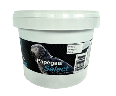 HARECO Papegaai Select 1 kg - Voeding met Pellets en Zaden