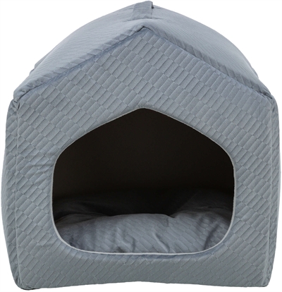 TRIXIE Katzenkorb Iglu Alena 40×45×40 cm - Blau/Grau