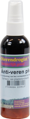 DIERENDROGIST Anti-Veren Pik Spray 100 ml – Voorkomt Verenpikken