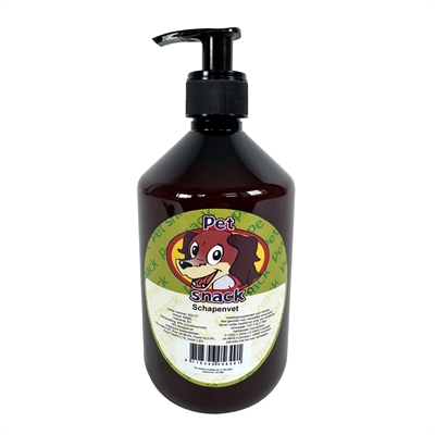 PETSNACK Hundefutterzusatz Schafsfett 500 ml - Glänzendes Fell