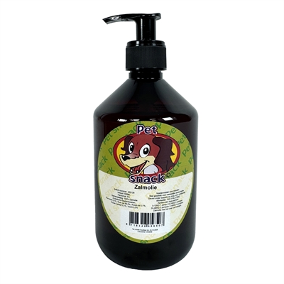 PETSNACK Lachsöl 500 ml - 100% reines Lachsöl für Hunde