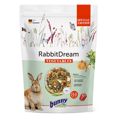 BUNNY NATURE Konijnendroom Vegetables 1,5 kg – Compleet voer voor dwergkonijnen