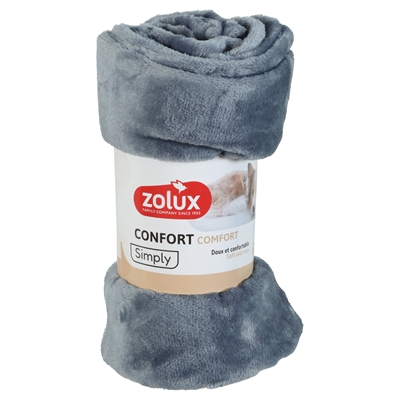 ZOLUX Hundedecke Cocoon Grau 100×75 cm - Fleece