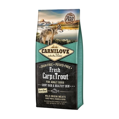 CARNILOVE Hundefutter Fresh Carp / Trout 12 kg - getreidefrei