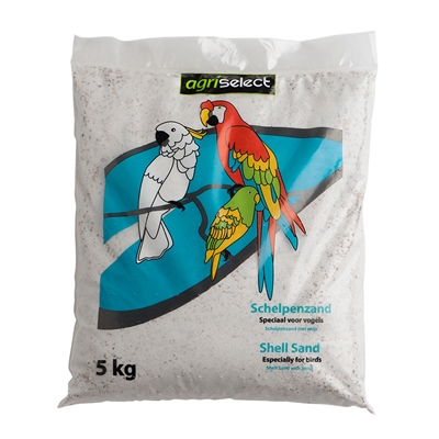AGRISELECT schelpenzand 5 kg – gesteriliseerd, met oestergrit & anijs