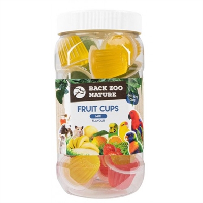 BACK ZOO NATURE Fruitkuipje Mix Papegaai 24 stuks – Snacks voor vogels