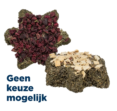 TRIXIE Snackmix voor konijnen Xmas-ster Pastinaak/Rodebiet 80 g