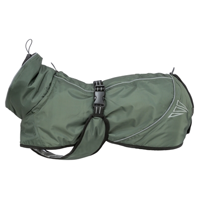TRIXIE Hondenjas Explore Thermo warmtereflecterend & waterdicht - Olijfgroen - 55 cm