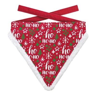 PLENTY GIFTS hondenbandana Kerst HoHo 18×22 cm – rood