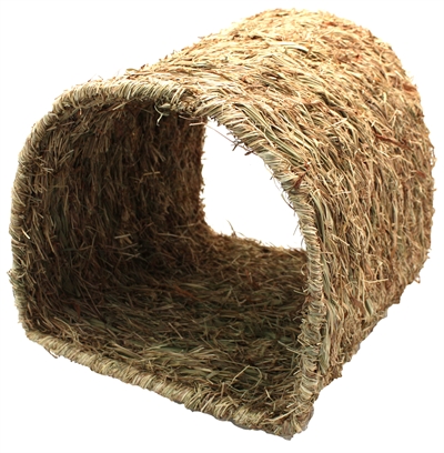 HAPPY PET Grassy Tunnel 22×20×15 cm – Natuurlijke speeltunnel voor knaagdieren