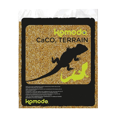 KOMODO Caco Zand Caramel 4 kg – 100% Natuurlijk Terrarium Zand