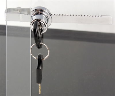 KOMODO Terrarium Slot – Voor Glazen Schuifdeuren – Inclusief 2 Sleutels