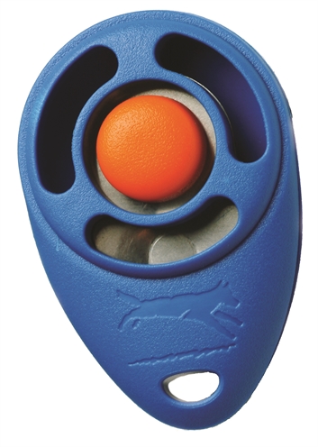 STARMARK Clicker für Training 6×4 cm - Blau/Rot