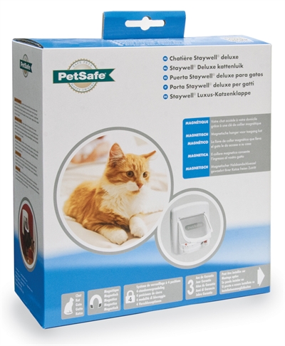 PETSAFE Kattenluik Magnetisch 400 - Wit voor Katten tot 7 kg